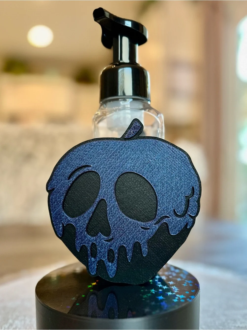 Disney Poison Apple Skull Foaming Soap Holder for Bath & Body Works Bottles